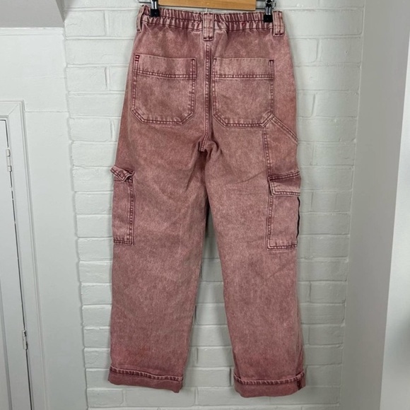 BDG Skate Cargo Jeans Berry acid wash - Picture 2 of 5